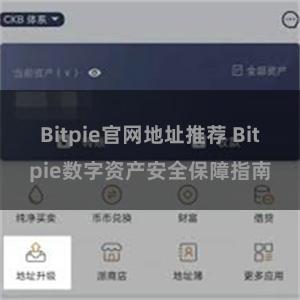 Bitpie官网地址推荐 Bitpie数字资产安全保障指南