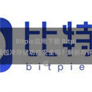 Bitpie应用下载 Bitpie钱包冷存储功能安全吗？解析与评估