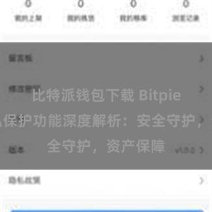 比特派钱包下载 Bitpie钱包隐私保护功能深度解析：安全守护，资产保障