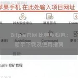 Bitpie官网 比特派钱包：新手下载及使用指南