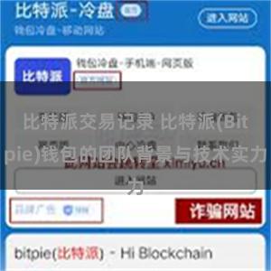 比特派交易记录 比特派(Bitpie)钱包的团队背景与技术实力