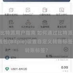 比特派用户指南 如何通过比特派钱包(Bitpie)设置自定义转账标签？